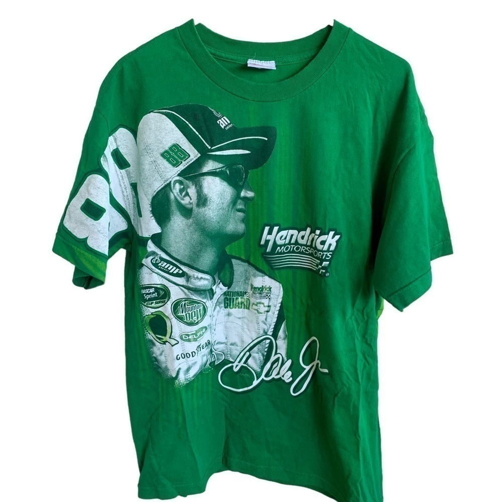Vintage Dale Earnhardt Jr #8 NASCAR Tee Shirt Chase Authentics Men’s AOP